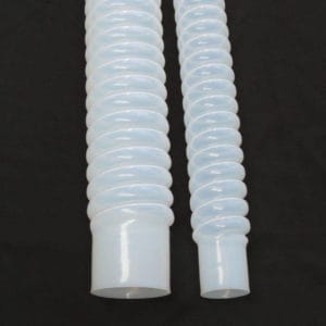 Large Diameter Convoluted PTFE Tubing with straight ends