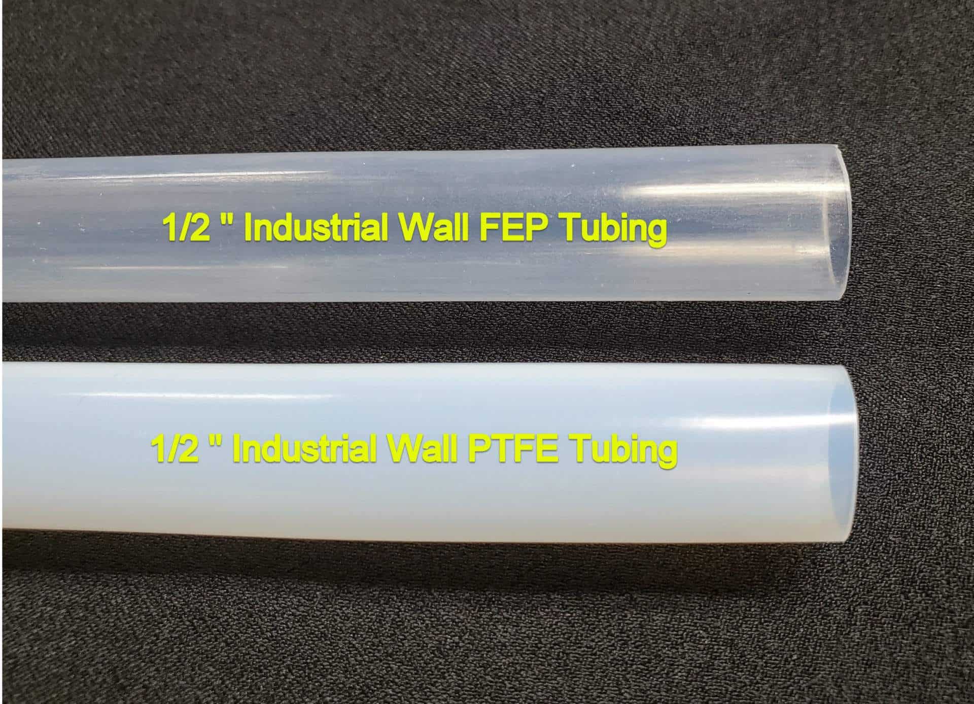 Comparing Visual Differences Between PTFE and FEP Tubing